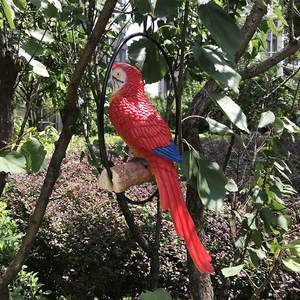 Estatua de loro para perchas en ramas, estatua de recolector de aves tropicales adecuada para patio, césped, hogar y decoración de jardín - Product Image 6