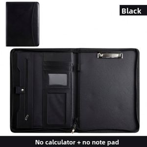 Custom Logo <b>A4</b> Business Notebook 4S Store Cover Promotional <b>Leather</b> Contracts <b>Folder</b> for Sales Manager Document <b>Folder</b> - Product Image 3