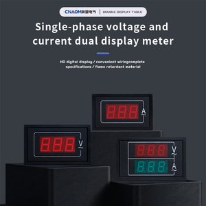 Bán buôn ac500v 100A/50A kỹ thuật số vôn kế Ampe kế hiển thị kép Điện áp Detector hiện tại <span class=keywords><strong>Meter</strong></span> Bảng điều chỉnh Amp Volt đo - Product Image 2