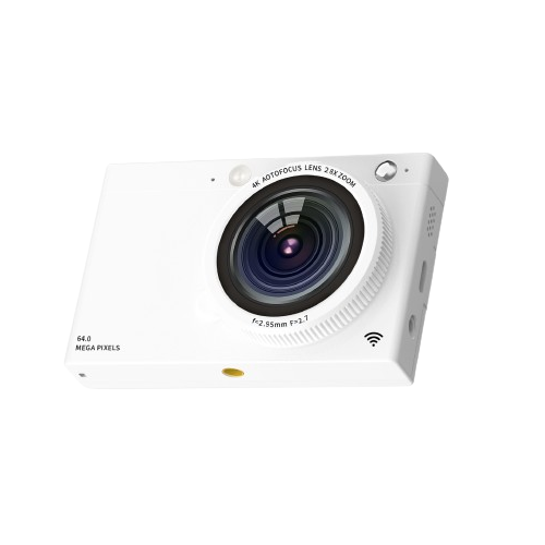 Portable 4K Vlogging Camera with Screen for Self-Recording Mini Travel Camera Supports 1080P/60FPS Video