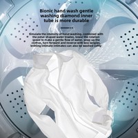 Fully Automatic Washing Machine 7-8kg Plastic Housing Energy Saving Computer Control Washer for Home Apartment Dormitory
