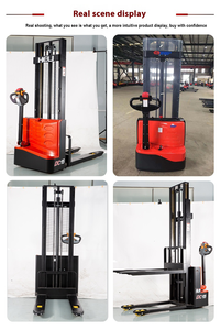 HELI純正 電動スタッカー CDD15J 1.5トン 3メートル 3.5メートル ウォーキータイプ パレットスタッカーフォークリフト ヨーロッパ・アメリカ規格パレット対応 - Product Image 4