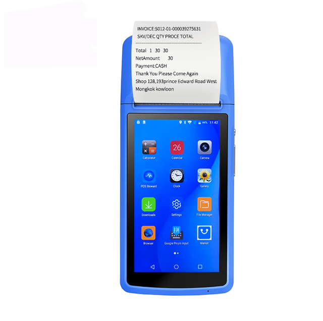 5.5 Inch Payment Mobile POS Terminal Portable Android Mobile POS with Built-in Printer
