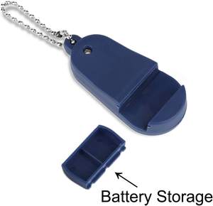 Testeur de piles pour aides auditives et stockage avec affichage LED Vérificateur de piles pour aides auditives avec testeur de piles bleu/noir/rouge - Product Image 6