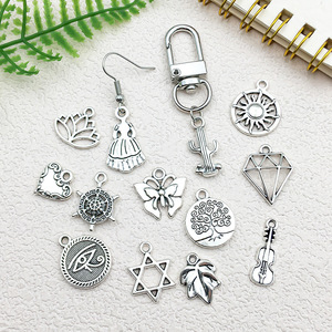 Pabrik langsung perak kuno aksesoris Tibet gelang Diy hexagram Turret Alloy Set - Product Image 4