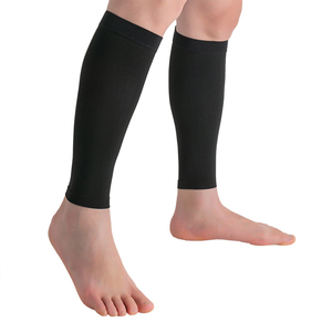 <span class=keywords><strong>Chaussettes</strong></span> hautes de genou de Compression de haute qualité <span class=keywords><strong>pour</strong></span> protection médicale manchon de gonflement de jambe de mollet 15-20 MmHg - Product Image 2