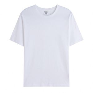 Custom 190gsm <b>Tshirt</b> Heavyweight Regular Fit <b>Tshirt</b> 100% Cotton Embroidered Round Neck Men's T-shirt - Product Image 4