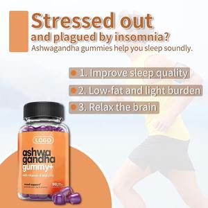 OEM/ODM Marque distributeur Vitamine <span class=keywords><strong>D</strong></span> et zinc Ashwagandha Gummies Suppléments pour adultes Pas pour les nouveau-nés ou les femmes enceintes - Product Image 4