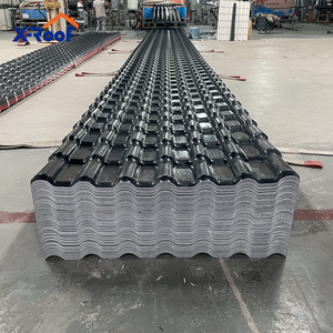 Hiện đại thuộc địa ngói PVC Roof Bảng điều chỉnh sóng ASA nhựa Tây Ban Nha Roof gạch với tính năng chịu nhiệt - Product Image 4