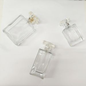 Flacon de parfum en verre pressé avec logo personnalisé, flacon de parfum en verre givré fabriqué en Chine 30ml 50ml - Product Image 5