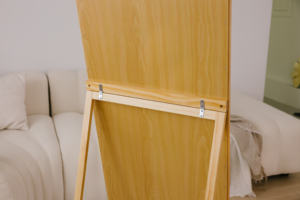 Meilleures ventes de meubles de luxe de style moderne Miroirs de sol Panneau de particules de grande taille sur toute la longueur Fabriqué à Taiwan Chine - Product Image 3