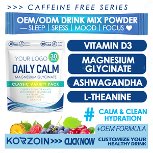 Bevanda Naturale al Magnesio e Ashwagandha <span class=keywords><strong>con</strong></span> Vitamine ed Erbe per il Relax, Etichetta Privata, Integratori per Dormire e Ridurre lo Stress - Product Image 2