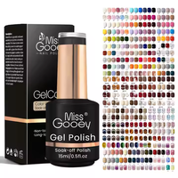 Miss Gooey Factory - Vente en gros - 1440 couleurs - Vernis à ongles en gel vegan - Kit de vernis à ongles en gel UV - Marque privée - 15 ml - Pour salon de manucure