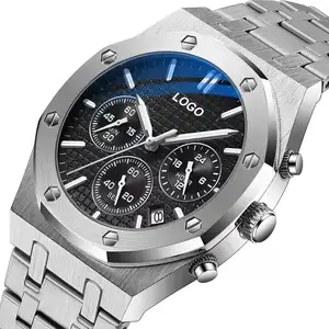 2022 Hot Sell New Fashion Stainless Steel Watches Top Luxury Brand Quartz Watch Men Waterproof Cheap Wholesale Wristwatch