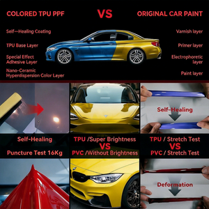 ฟิล์มกันรอย XP3M สีเขียวด้านแบบซาติน TPU  ชนิดซ่อมแซมตัวเองได้ หนา 7.5 มิล ป้องกันรอยขีดข่วน ป้องกันการเหลือง ขนาด 1.52x15 เมตร (แบบม้วน) - Product Image 4