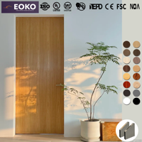 Porte intérieure en bois MDF moderne personnalisable EOKO pour les constructeurs, pour appartements, vente en gros