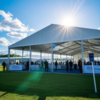 Carpa de aluminio impermeable para exteriores personalizada, toldo para ceremonia, carpa de 20x20, carpa resistente para fiestas y eventos