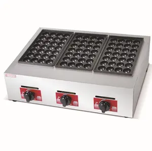 Takoyaki grill equipamentos para vendedores de beira de estrada/2 placa fogão fishball/máquina takoyaki/takoyaki máquina de salgadinhos