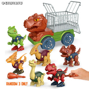 <span class=keywords><strong>OCEANTOYS</strong></span> ชุดของเล่นไดโนเสาร์ประกอบเอง รถบรรทุกพลาสติกขนาดเล็ก พร้อมเสียงเพลง - Product Image 3