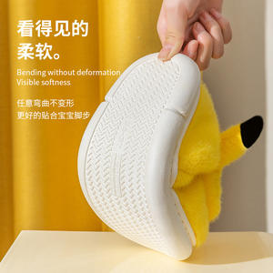 Chaussons en coton Pikachu Pokemoned pour femmes, chaussures de maternité d'intérieur pour l'automne et l'hiver, dessin animé mignon antidérapant chaud, figurines d'anime - Product Image 2