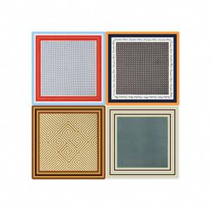 Pañuelo Cuadrado de Seda de Poliéster Retro Versátil Profesional Clásico Nuevo de 70 CM para Damas YKH0083 al por Mayor - Product Image 5