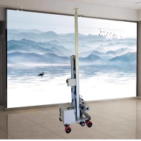 Machine à jet d'encre d'impression murale CMYKW d'emballage personnalisé le plus vendu pour imprimante murale UV 1900mm peinture murale