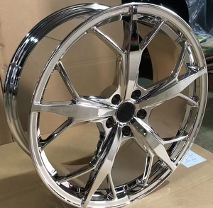 WX Custom Chrome da 17 a 24 pollici <span class=keywords><strong>10</strong></span>,000 tonnellata forgiato T6061 ruote in alluminio aeronautico nuova condizione con 25mm ET per tutti i tipi di veicoli - Product Image 6