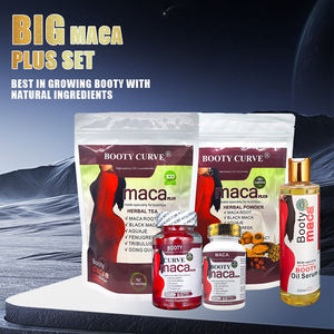 Kit de 5 pièces pour l'amélioration des fesses Booty Curve Maca, rend les fesses élastiques et fermes, ingrédients naturels purs - Product Image 2