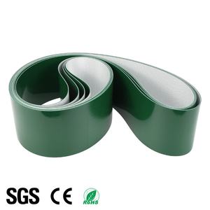 Sabuk Konveyor PVC Hijau Berkualitas Tinggi Tanpa Sambungan Dilas Harga Terjangkau OEM - Product Image 1