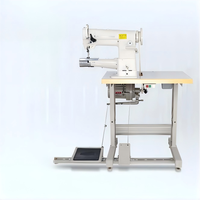 Station de travail complète : Machine à coudre industrielle avec table, support et éclairage