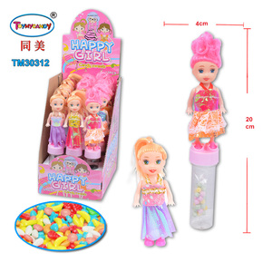 Venta caliente juguetes para niños para 2024 directo del fabricante <span class=keywords><strong>de</strong></span> china mini plástico dulce <span class=keywords><strong>princesa</strong></span> muñeca juguete con dulces - Product Image 1