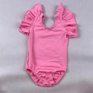 Ropa Infantil con Volantes, Leotardo de Algodón Multicolor con Mangas con Volantes para Niñas, Leotardo de una Pieza para Bebés - Product Image 3