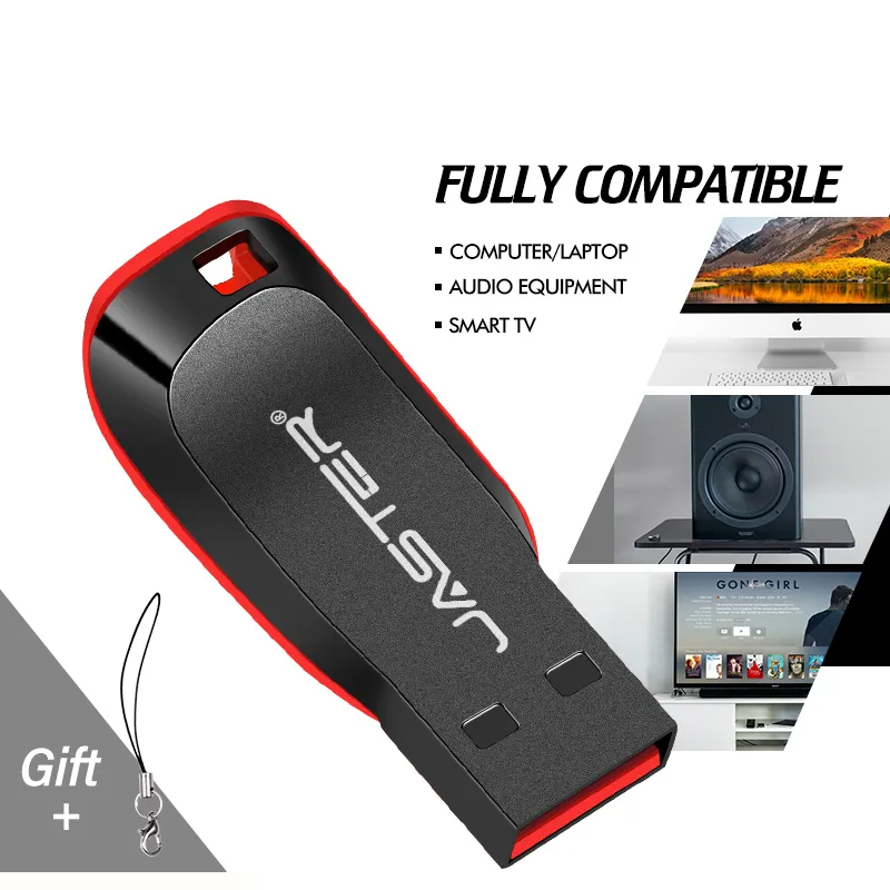 Vendita calda Usb Flash drive con Chip originale pendrive 16GB 8GB 4GB 2GB 1GB custom logo U memorie disco chiavetta USB