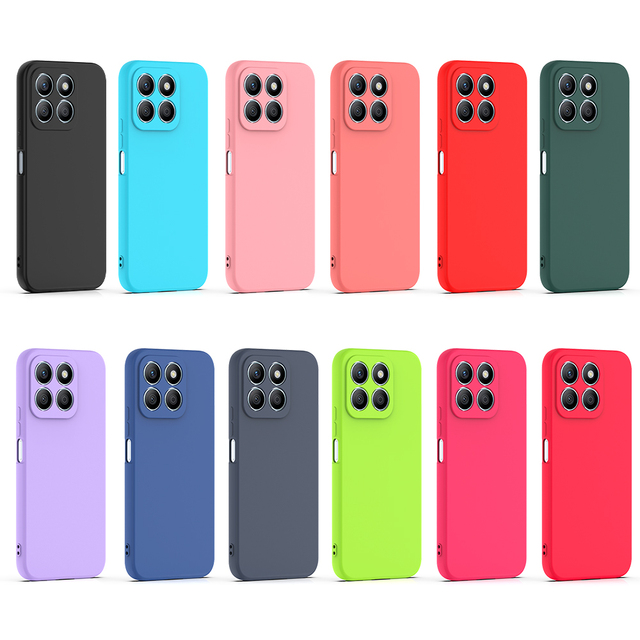 PinJun Shockproof Liquid Silicone TPU Microfiber Phone Case 360 Metal Ring Magnetic Ring Holder Luxury Design for Honor