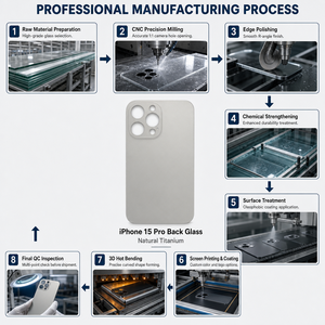 Anti-Fingerprint <strong>Back</strong> Door <strong>Glass</strong> for <strong>iPhone</strong> 11 14 13 Pro Max Rear Plate Housing Replacement Factory <strong>Price</strong> Supplier - Product Image 4