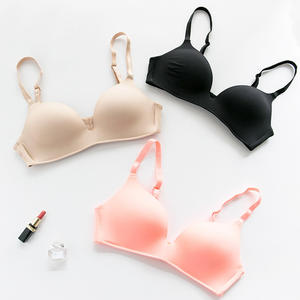 Sous-vêtements japonais fins sans couture, sans anneau en acier et petites poitrines, soutien-gorge <span class=keywords><strong>de</strong></span> sommeil à coupe triangulaire mince pour étudiants - Product Image 2