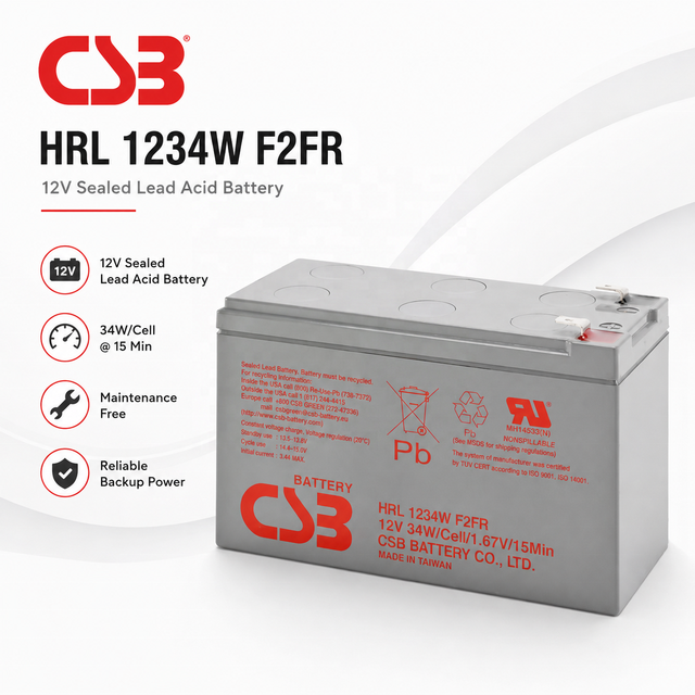 Energy Battery Storage HRL 1234W F2FR 12v9ah Maintenance Free UPS Power Supply Elevator Backup Power