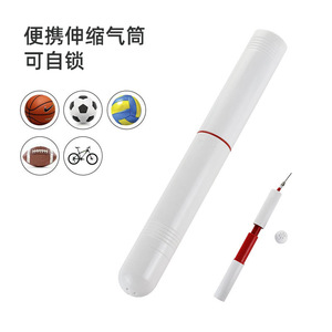 Portable Air <b>Pump</b> For Balls Basketball Soccer Volleyball Football Bicycle Lightweight With Nozzle <b>Adapter</b> - Product Image 1