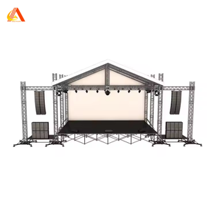 Concierto al aire libre DJ Square Truss Iluminación de escenario de aluminio Sistema de aleación de techo Entretenimiento deportivo Spigot Display Event Frame Pallet - Product Image 1