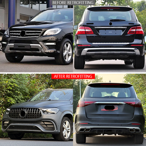 Nuevo Kit de Carrocería Delantero/Trasero para <span class=keywords><strong>ML</strong></span> W166 2012-2015 GLE167 <span class=keywords><strong>AMG</strong></span> <span class=keywords><strong>63</strong></span>, con Faros Antiniebla, Fijación sin Daños, para Clase M - Product Image 2
