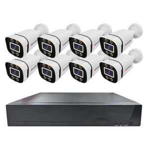 Anxinshi - Sistema de câmera de cctv da marca, câmera colorida de 1MP, 2MP, 5MP, 8 canais com câmera de monitoramento DVR - Product Image 1