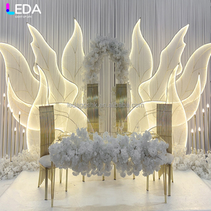 ฉากหลัง LEDA แบบตาข่ายโลหะลายสาหร่าย สำหรับตกแต่งเวที งานแต่งงาน ซุ้มประตู งานอีเว้นท์ งานวันเกิด - Product Image 1