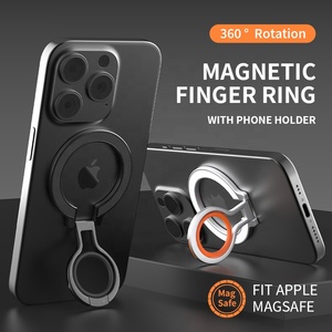 Produk <span class=keywords><strong>Ular</strong></span> Products untuk Magsafe, Magnet Kuat, Cincin Penyangga Ponsel Magnetik, Rotasi 360 Derajat, Pegangan Cincin Penyangga Ponsel, Penyangga - Product Image 3