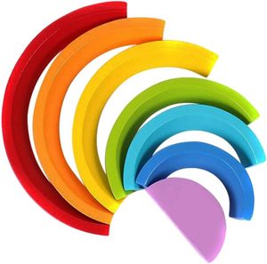 LM Enfants Grand <span class=keywords><strong>Arc</strong></span>-<span class=keywords><strong>en</strong></span>-<span class=keywords><strong>ciel</strong></span> Jouet de Construction Montessori Blocs de Construction Educatifs et <span class=keywords><strong>Grimms</strong></span> Jouets <span class=keywords><strong>en</strong></span> <span class=keywords><strong>Bois</strong></span> - Product Image 5