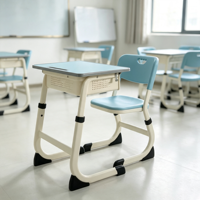 Ensemble Chaise et Bureau d'Étude Ajustables pour Enfants – Mobilier Sûr pour l'Apprentissage à Domicile et les Devoirs Quotidiens