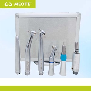 ชุดอุปกรณ์ทันตกรรมแบบกดปุ่ม N-SK รุ่น Ex-203c หัวกรอฟันแบบลมหมุนความเร็วต่ำ 45 องศา พร้อมหัวต่อแบบ Contra Angle 2/4 รู และเครื่องขูดหินปูน - Product Image 2