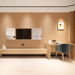 Groothandelsprijs Custom Houten 5-sterren Hotel Op Maat Kleur Appartement Hoofdeinde Slaapkamer Bed Meubelsets - Product Image 5