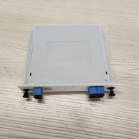 Répartiteur optique PLC à cassette FTTH 1x4 LGX à branchement rapide, connecteurs SC/APC/SC/UPC, perte d'insertion 10,6 dB, 1260-1650 nm, boîtier ABS