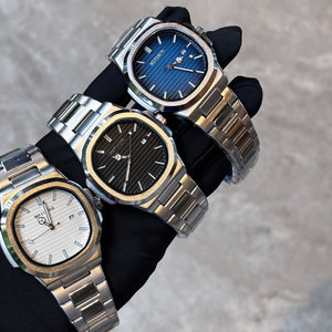 Montre-bracelet étanche pour homme en acier inoxydable à quartz avec fonction lumineuse, vente en gros OEM - Product Image 3