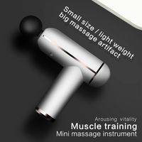 Pistolet de massage électrique sans fil à percussion, 4 têtes de massage, vitesse réglable, affichage numérique, pour le corps, les athlètes, la salle de sport, la maison, le bureau